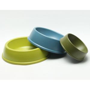 ECO Friendly  Bamboo Pet Bowl / Biodegradable Pet Food And Water Bowls