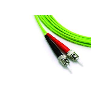 Duplex Multimode OM5 OFNR Fiber Optic Patch Cords LC To ST Fiber Patch Cable
