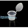 China Disposable Sauce Cups With Lid Food Storage Containers Boxes Package Box&Lid Portable Disposable Portable Plastic Cups wholesale