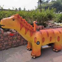 China Outdoor Animatronic Dinosaur Ride Remote Control for Dinosaur Parks on sale