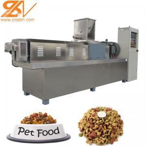 China Dry Kibble dog food processing machine Extruder 800-1500kg/h supplier