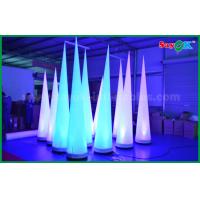 China 2.5m / 3mH Led Lighting Inflatable Lighting Decoration Cone Shaped For Event / Advertising on sale
