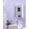 Stainless Steel Backlit Bathroom Mirror Cabinet / Bathroom Wall Cabinet