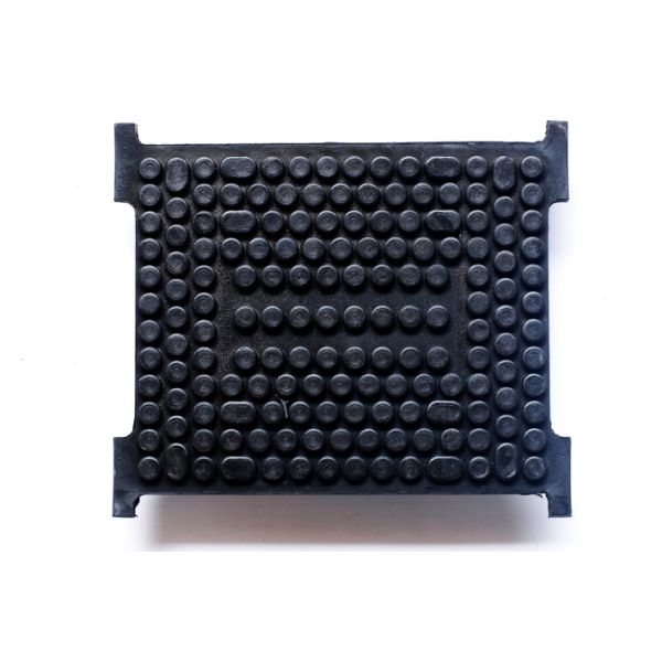 Los cojines materiales de goma de los transportes del aislamiento de vibración se aplicaron en ferrocarril