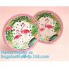 6 Inch Custom Printed Happy Birthday Disposable Paper Plates,100% Biodegradable