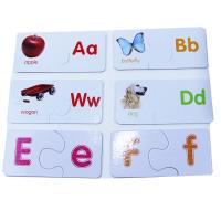 China 26pcs Alphabet Print Jigsaw Puzzle , Match And Learn Puzzle kids puzzle children's puzzle puzzle games on sale