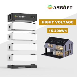 High Voltage 100Ah solar generator 15kwh-40kw Stackable energy storage battery 100Ah home lithium ion batteries