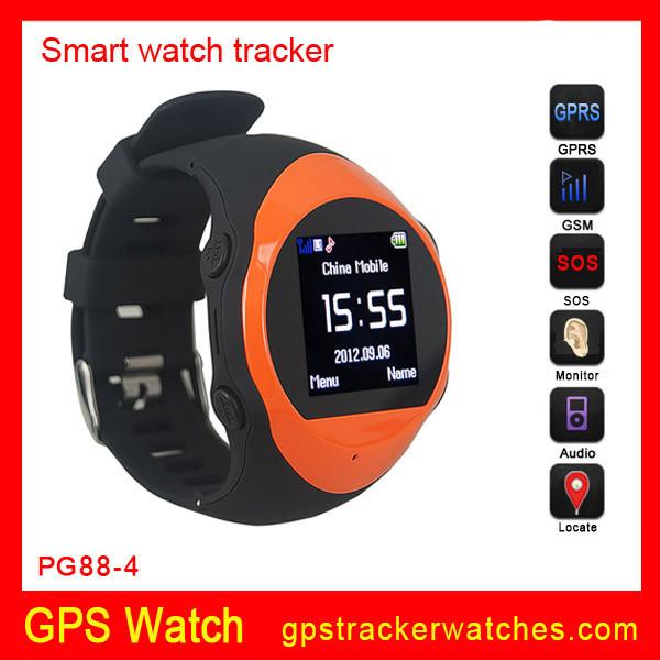 Quad-bands GPS Tracker watches support MP3/MP4 player