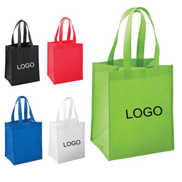 Recyclable Non Woven Cheap Tote Bags Custom Eco Friendly Printed Fabric Reusable Shopping Bag With Logo