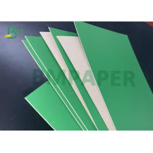 2mm Green Lacquered Cartons C1S Grey Cardboard Stiffness Offset Paper