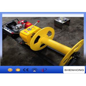China Cable Pulling Gas Powered Winch Air Cooled Diesel Engine 840×600×500 supplier