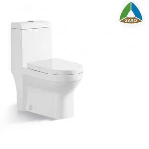 Washdown Flushing White Ceramic Toilet 670x370x760mm Easy To Clean