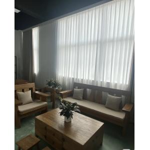 China Automatic Battery Operated Motorized Blackout Zebra Roller Blinds Curtains For Windows Zigbee APP wholesale