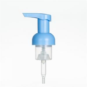 China 40mm Mousse Plastic Foaming Soap Dispenser / Solid Blue Foam Soap Dispenser Pump supplier