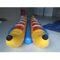 China 10 Seats Inflatable Toy Boat , Double-tripple stitch Inflatable Banana Boat on sale