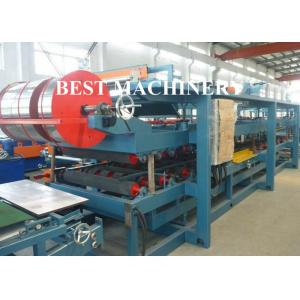 China Wall EPS / PU Sandwich Panel Production Line Precast  Auto Cutting supplier