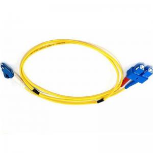 10M 2.0mm SC UPC Fibre Optic Patch Cable G657A1 LSZH Yellow