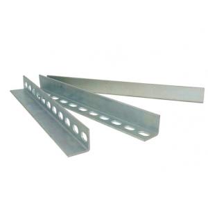 Electrical Galvanizing Steel L Profile , Steel Slotted Angle Bar For Transmission Tower