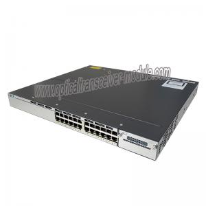 China Cisco Ethernet Network Switch WS-C3750X-24S-S 24 Gigabit Ports SFP Fiber Switch supplier