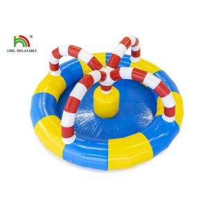 Red Blue 3m Kids Inflatable Duck Pond For Amusement Park