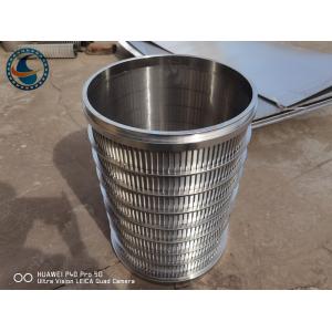 Ss 304 Coutinuous Slot Wedge Screen Filter Wastewater Treatment