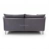 Latest design stainless steel modern fabric sofa in living room.