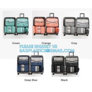 Packing Cubes Travel Luggage Organizers With Laundry Bag,Shoe Bag And Toitetrybag, Luggage For Carry On Suit