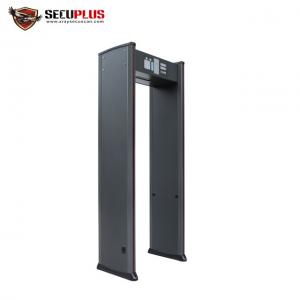 China High Sensitivity Walk Through Scanner Indoor Two LED Light Bars For Security Check supplier