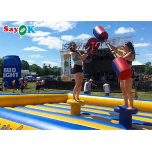 Inflatable Fighting Arena Double Stitching Kids Inflatable Fighting Arena Inflatable Gladiator Jousting Game