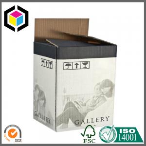 China Double Wall BE Flute Corrugated Packaging Box with Flexo Black Color Print supplier