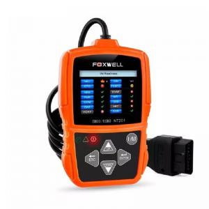 Foxwell NT201 EOBD OBD2 Car Automotive Scanner Engine Light Fault Code Readers I/M Readiness LIVE Date OBD2 Diagnostic T