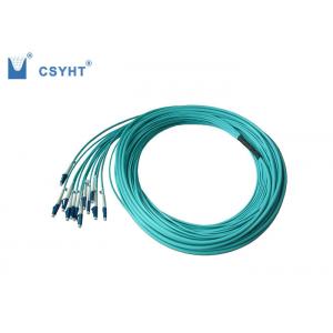 China 12 FO Multimode / Single Mode Fiber Pigtails Φ0.9mm PVC / LSZH Cable Jacket supplier
