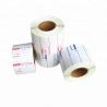 Chemical Resistant Thermal Sticker Roll , Nontoxic Thermal Transfer Tags