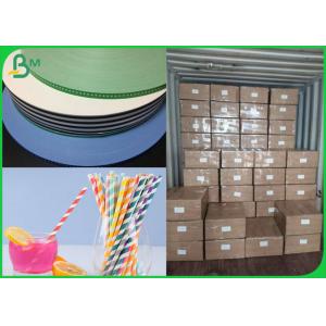 China 60 Gram Waterproof Printed Slits Paper For Paper Straws Making supplier