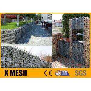 China Square Hole Welded Gabion Wire Mesh Baskets Galvanized Steel 2x1x1m Retaining Wall supplier
