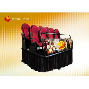 China Lighting Wind Fog 7D Movie Theater 7D Sinema With Electric system supplier