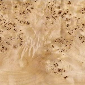 0.50mm Burl Wood Veneer Natural American Walnut Mappa With Fleece
