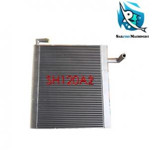 China Hot sale good quality aluminum SH120A2 oil cooling radiator for SUMITOMO excavator supplier