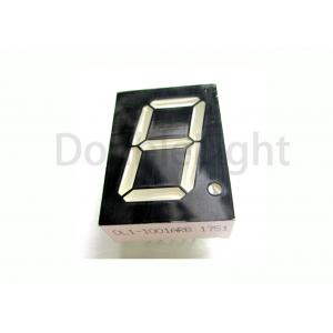 China Red Color Super Bright Digit LED Display 1.00 Inch Single Digit ISO Approval wholesale