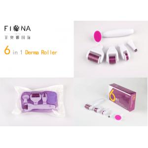 High quality factory sales 6 in 1 derma roller custom logo needles micro needle roller derma skin roller CE approved