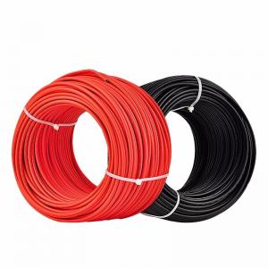 China 6mm2 / 4mm2 H1Z2Z2-K Solar PV Photovoltaic Cable TUV Certification supplier