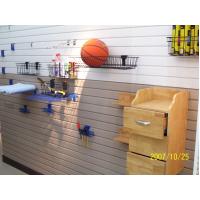 China SGS Certification PVC Slatwall Panels For Display / Shelves , Easy To Clean on sale