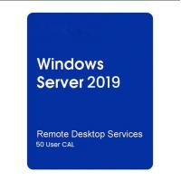 China Windows Server 2019 Remote Desktop Services 50 User/Device Connections 64 Bit Code on sale