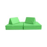 China 6pcs Foldable Foam Children'S Play Couch Sofa With 2 Triangle Pillows on sale