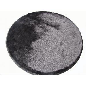 China Round Circle Shape The Most Soft Polyester Shaggy Carpet and Rug Plain Colors Available supplier