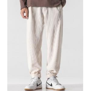 Small Moq Clothing Manufacturers Chenille Sweatpants Men'S Wide Leg Loose Casual Pants