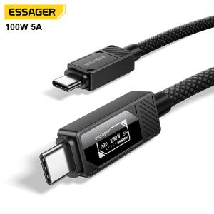 China ESSAGER ES-X74 100W 5A USB CからUSB Cデータケーブル wholesale