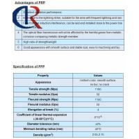 China Φ1.0 Fiber Reinforced Plastic Rod Cable Reinforcement Low Density High Strength on sale