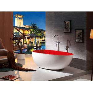 Acrylic Free Standing Soaking Tub SP1893 Eco Friendly Red Antibacterial