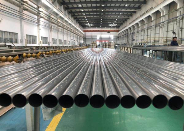 Heat Exchanger Thin Wall Titanium Tubing , Smooth Titan Pipe And Tube
